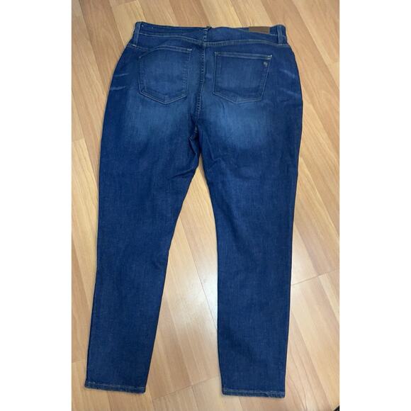 Madewell Womens Curvy High Rise Skinny Ankle Women Jeans Dark Wash USA Size 35 - Picture 5 of 13
